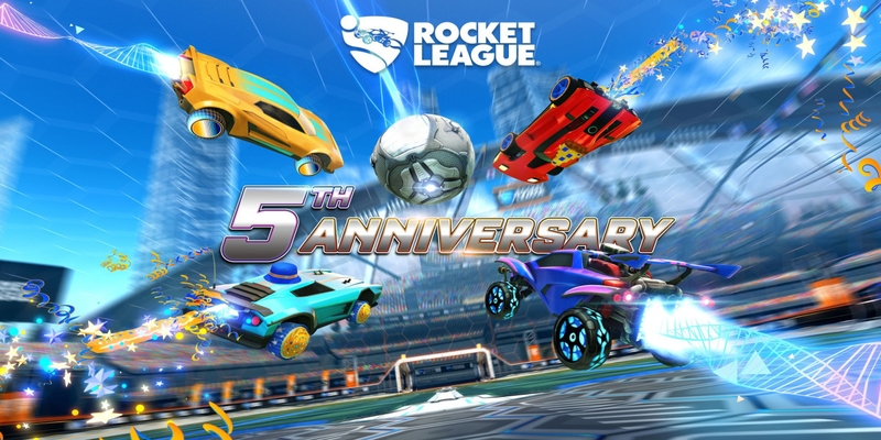 A celebração do quinto aniversário da Rocket League