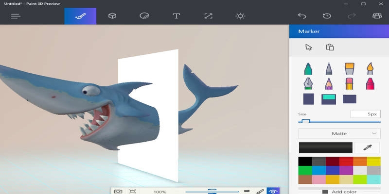 Chega o novo design do Paint 3D