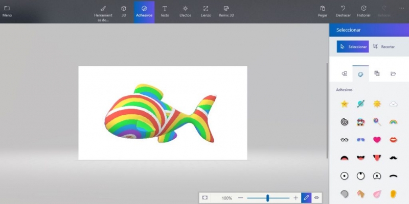 Paint 3D e uma variedade de possibilidades para configurar