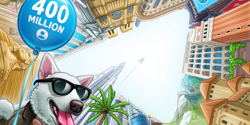 Telegram comemora 400 milhões de usuários