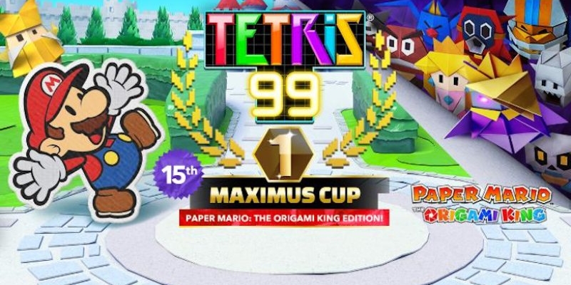 Tetris 99 junta-se a Paper Mario em um evento especial